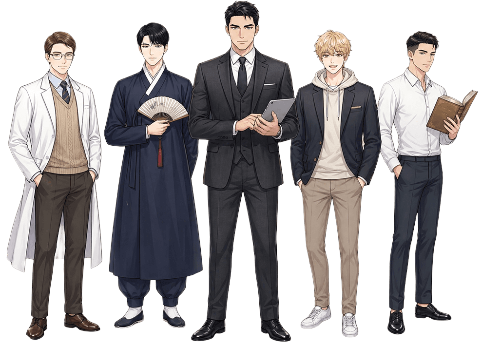 Character Roe 캐릭터 라인업
